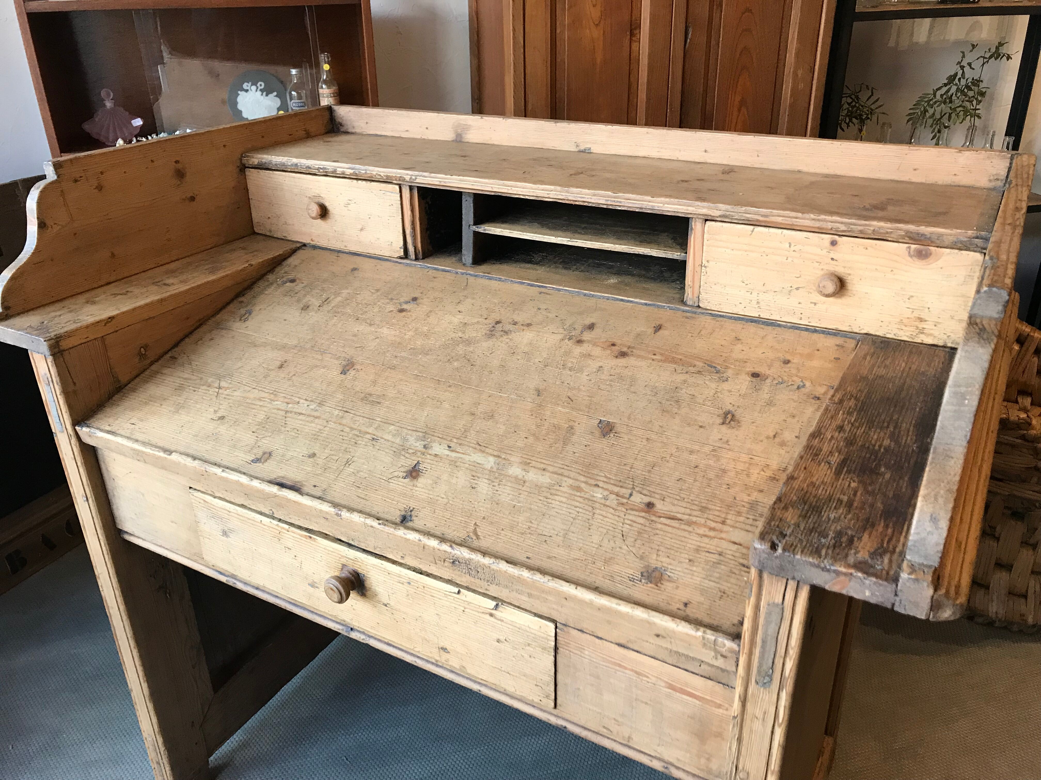 Old cash desk wood