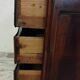 Rustic walnut chest of drawers from the 18th century