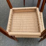 Four Scandinavian-style chairs from the 1970s.