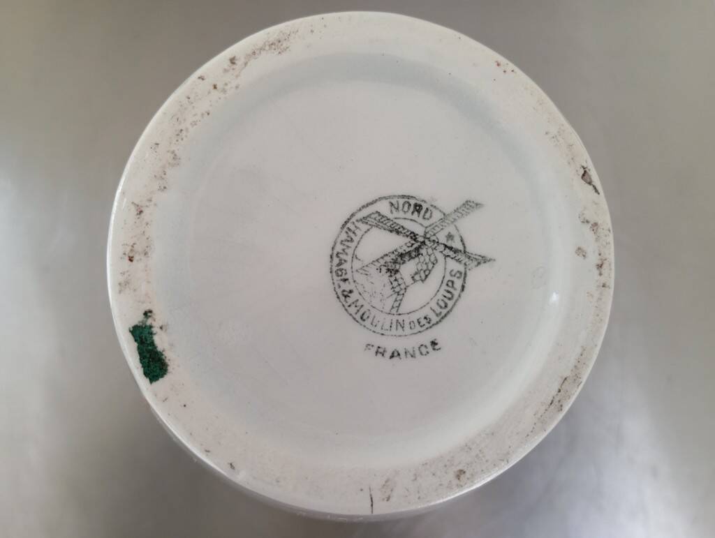 Paire de vases art déco faïence moulin des loups 1930
