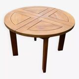 Extendable table, Maison Regain solid elm