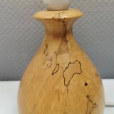Danish lamp turned in pine wood with the most beautiful markings