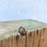 Antique farmhouse cabinet with mirror