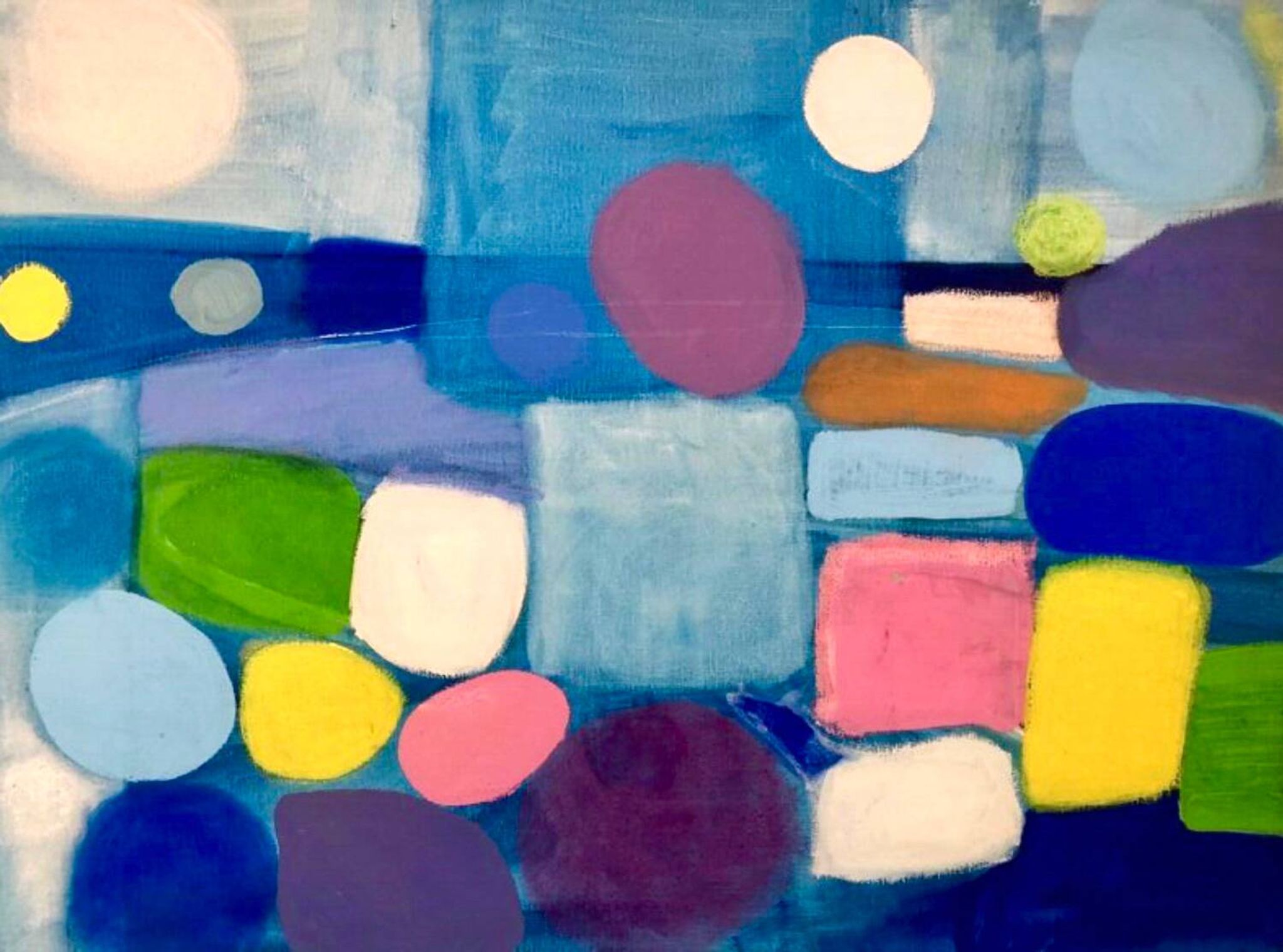 Tableau Coloré Abstrait Contemporain