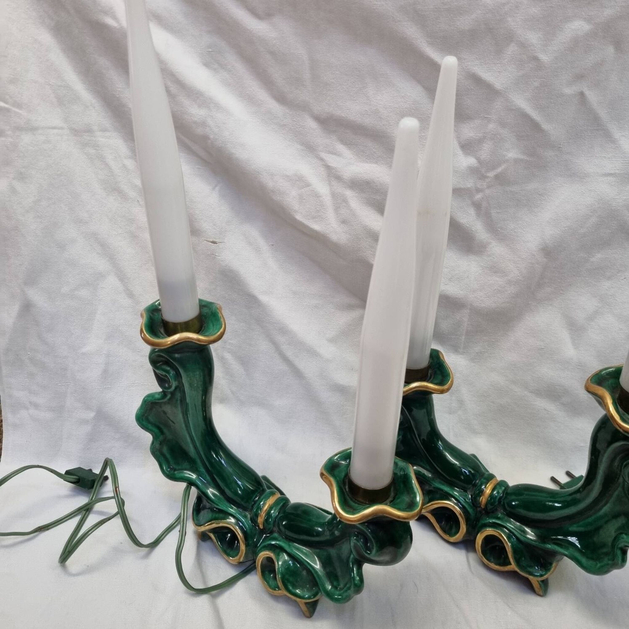 Lampes chandeliers SR.Bonome, 1950