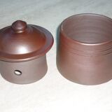 Stoneware butter pot