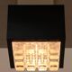 Ceiling lamp made of metal with glass, 1960s Sweden.