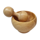 Mortar with wooden pestle (olive tree)