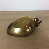 Brass swan