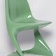 Mid-century Casalino chair in jade green, Alexander Begge, Casala, Germany 1970s.