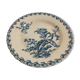 Flat plate in Gien porcelain model Chardons