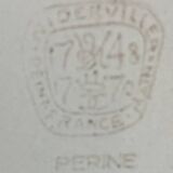 Nidervillier plate sets, Perine model, soup plates