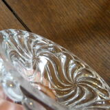 Set of 2 torches candle holders crystal Baccarat model Bamboo