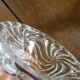 Set of 2 torches candle holders crystal Baccarat model Bamboo