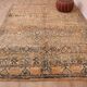 Peach Vintage Moroccan Rug 210 x 270 cm, Berber Wool Rug, Handmade Boho Rug