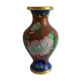 Small Chinese vase partitioned enamels