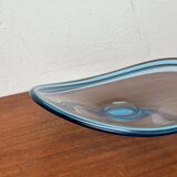 Art glass bowl from the Mid-Century Danish Thule series by Per Lütken for Holmegaard, 1960s.