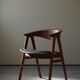 Armchair in teak by Erik Kirkegaard for Høng stolefabrik, model 52 "Compass Chair", mad