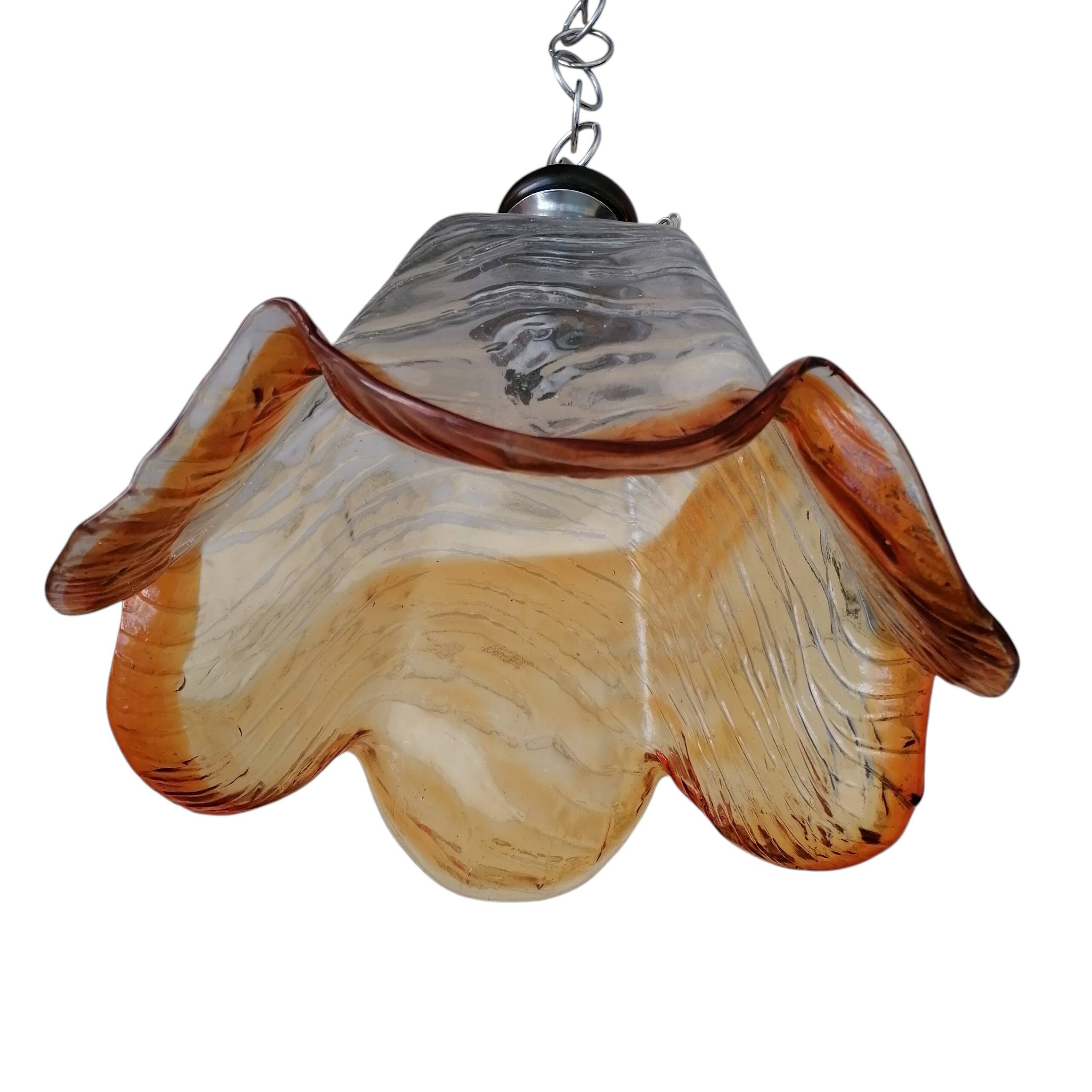 Lustre en verre de Murano