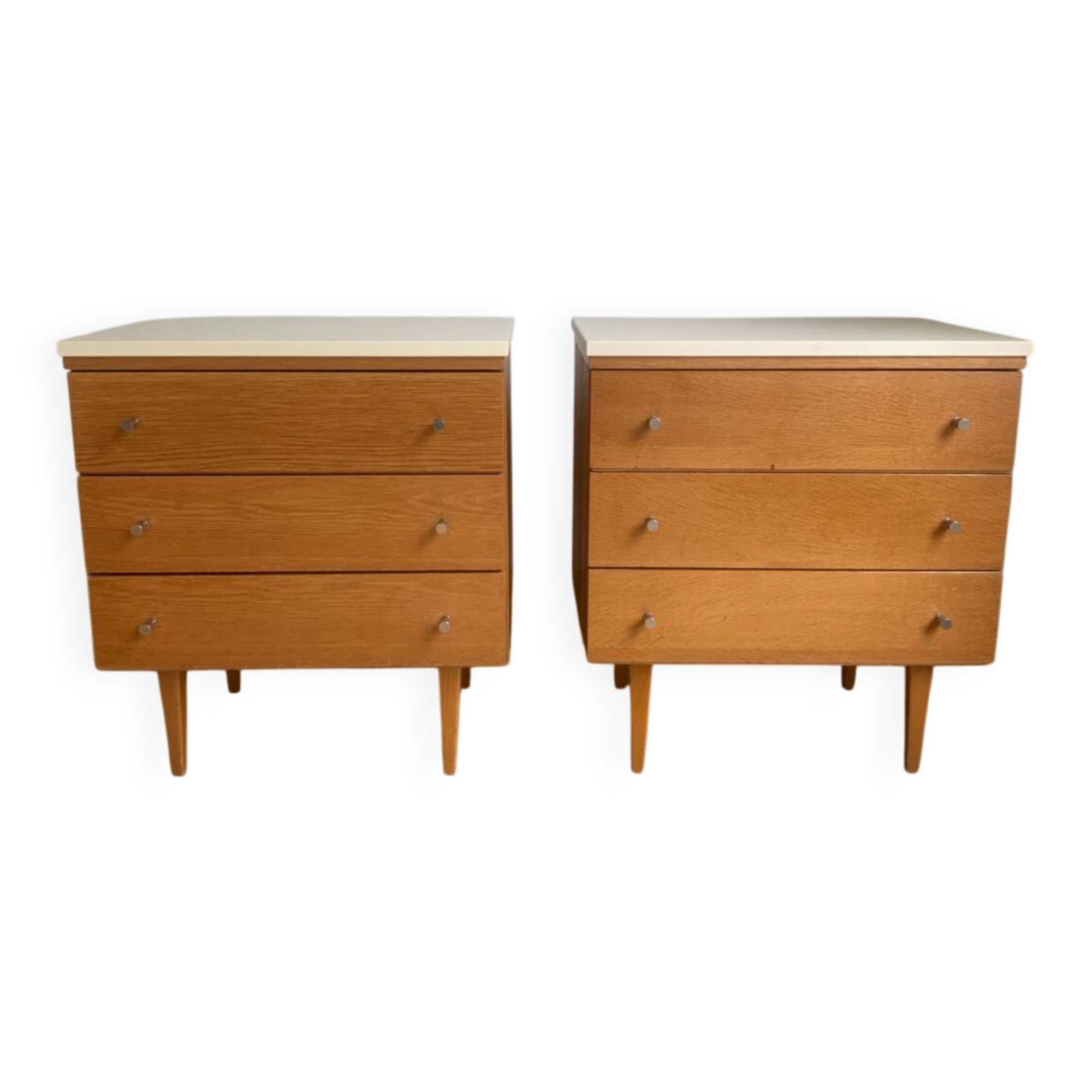 Pair of vintage bedside tables