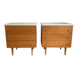 Pair of vintage bedside tables