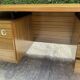 Vintage double-sided executive desk from the 1960s.