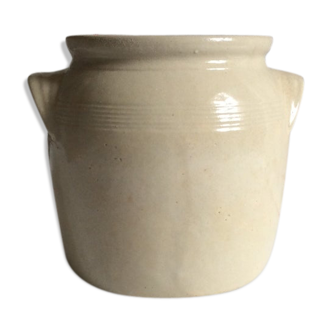 Pot en grès vintage pot à confit pot à graisse années 1950