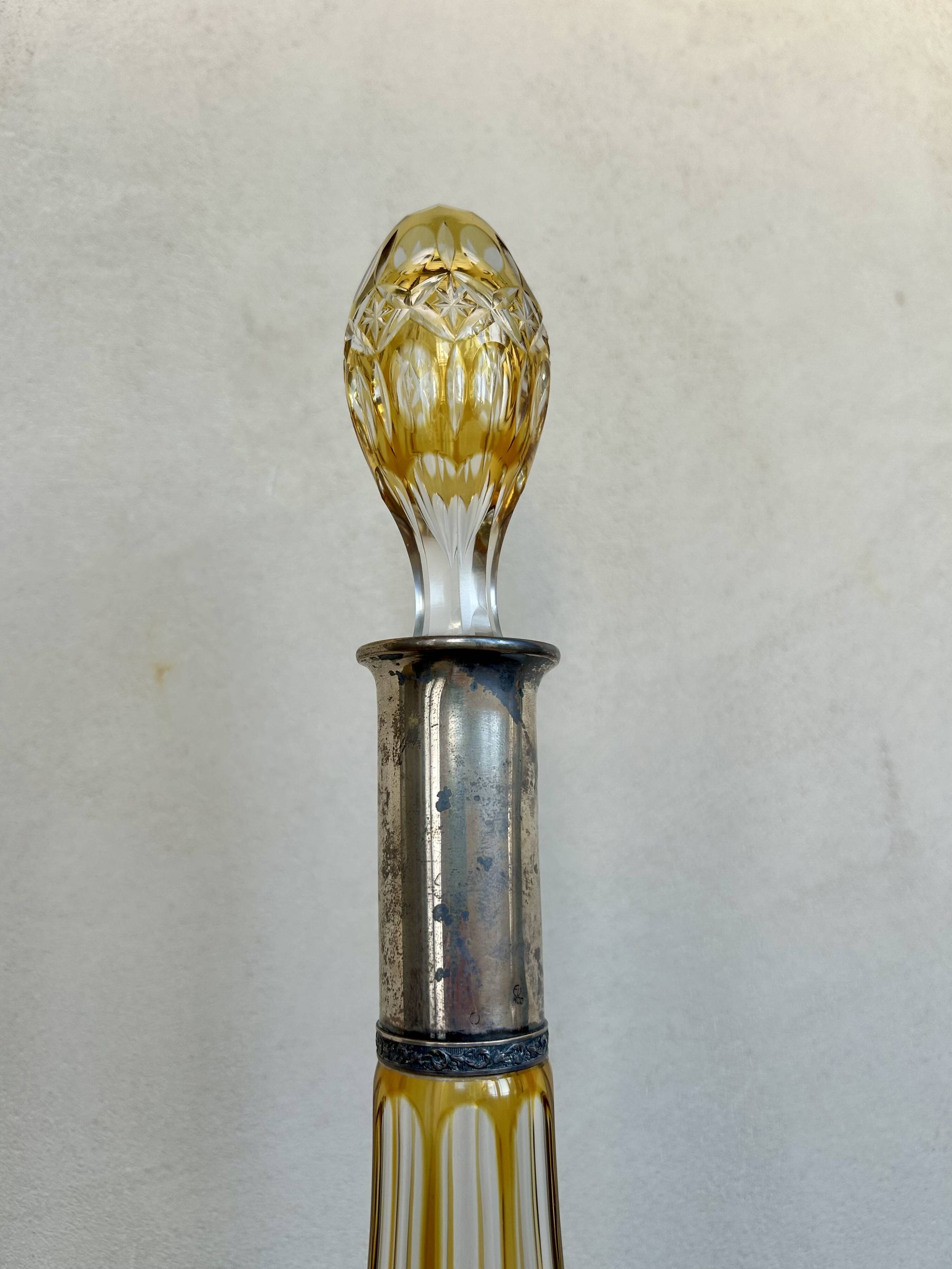 caraffa in crystal of boemia