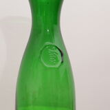 Glass carafe or vase with medallion