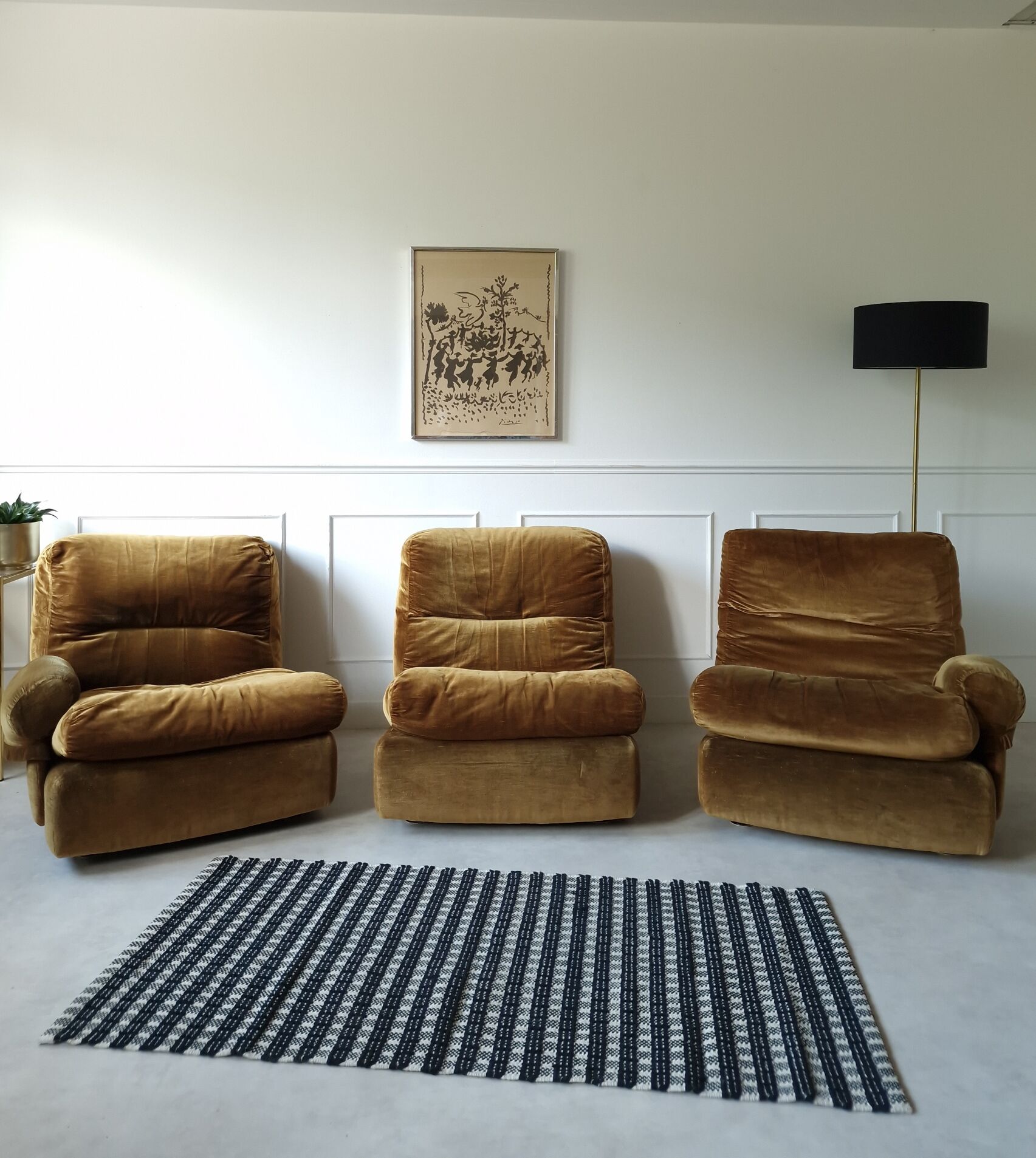 Vintage modular sofa