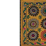 Hand knotted rug, vintage Turkish rug 116x150 cm