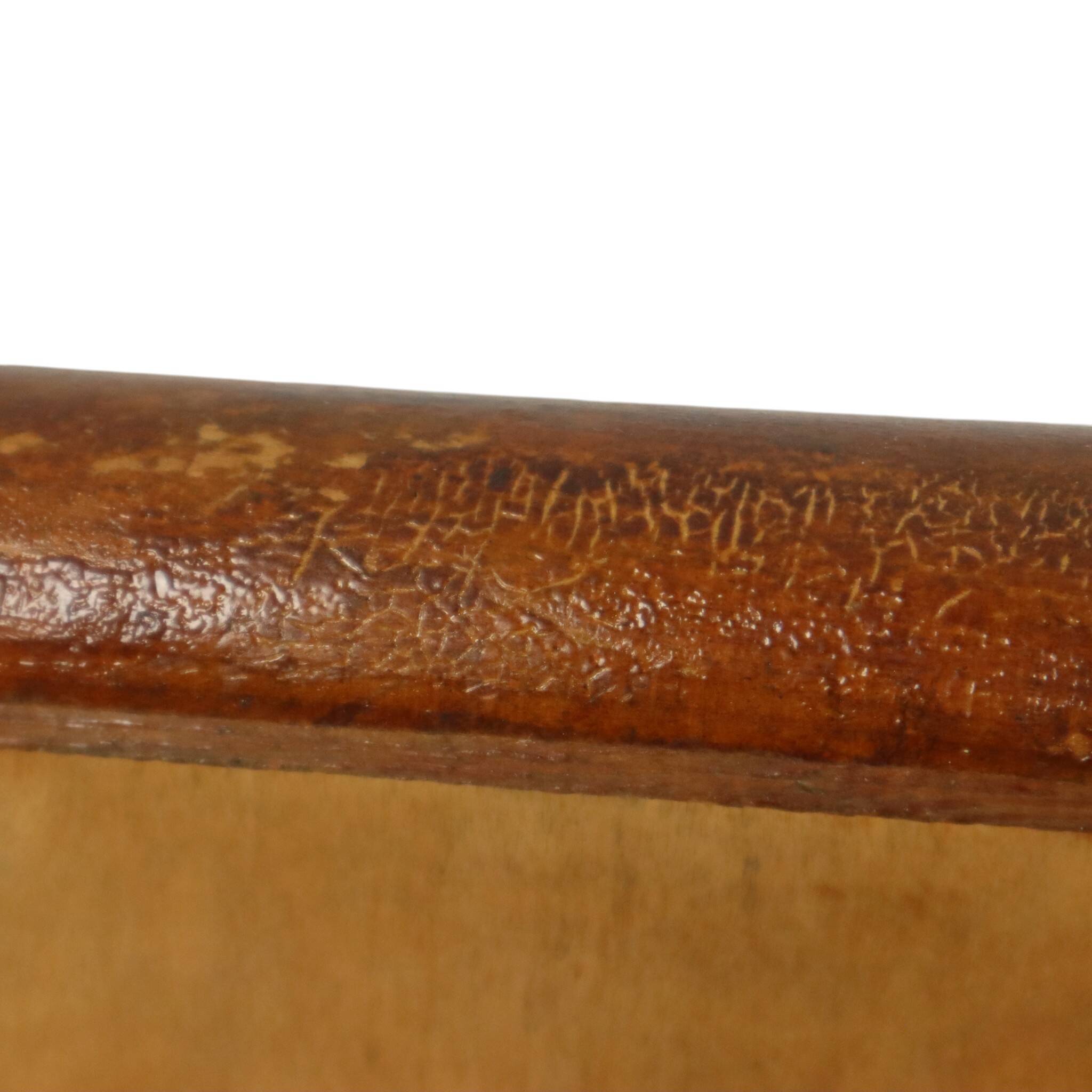 Antique Wooden Faux Bamboo Chinoiserie Mirror 63x52cm