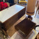 Coiffeuse vintage 1970 velours marron