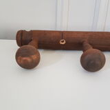 Wooden wall hook