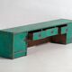 Antique oriental turquoise green TV cabinet (c.1900) #26