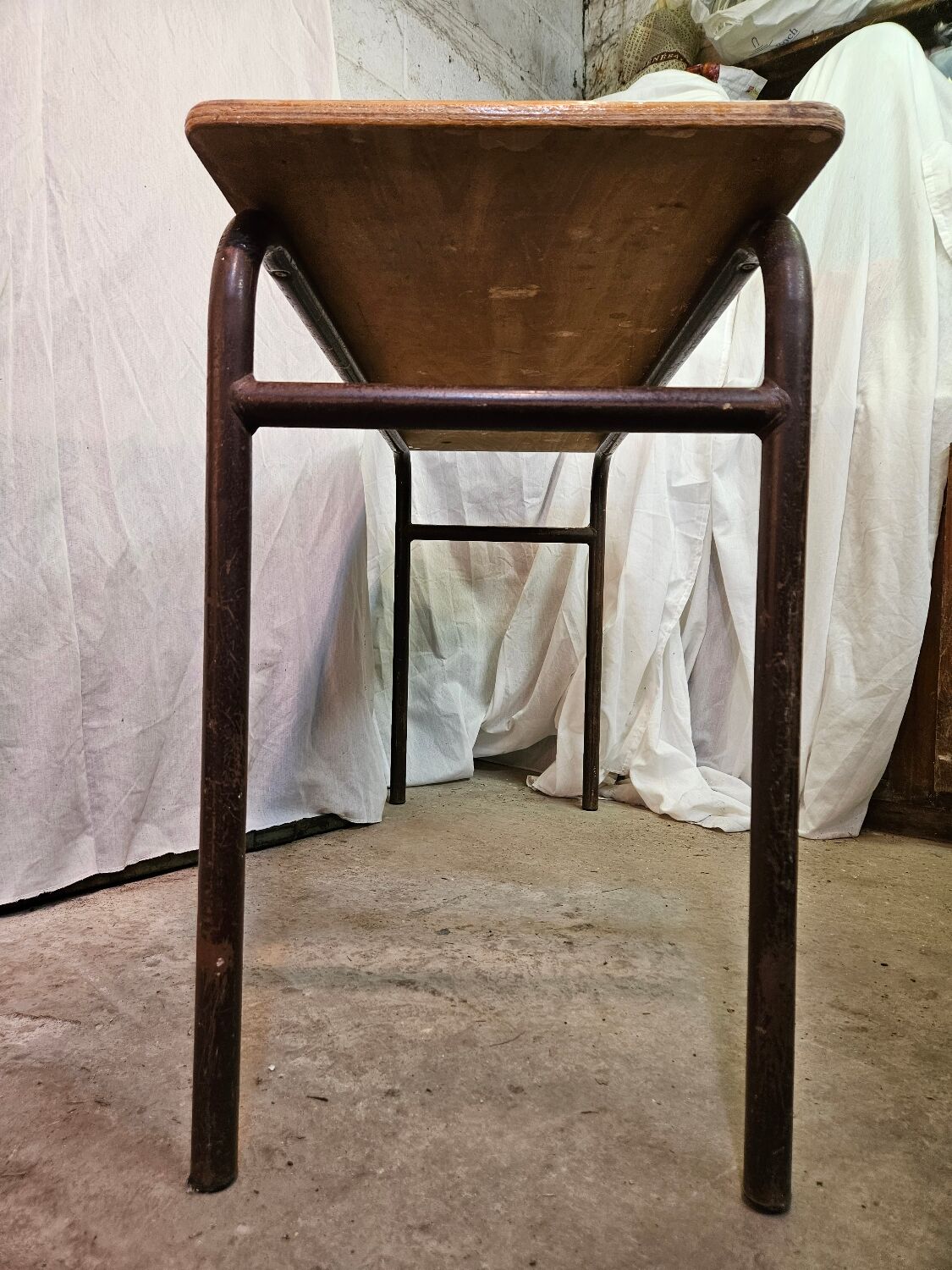 Double school desk 1970