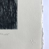 Nicole Bouharmont, Parc de Sceaux i, 2003-16. pointe sèche signée au crayon
