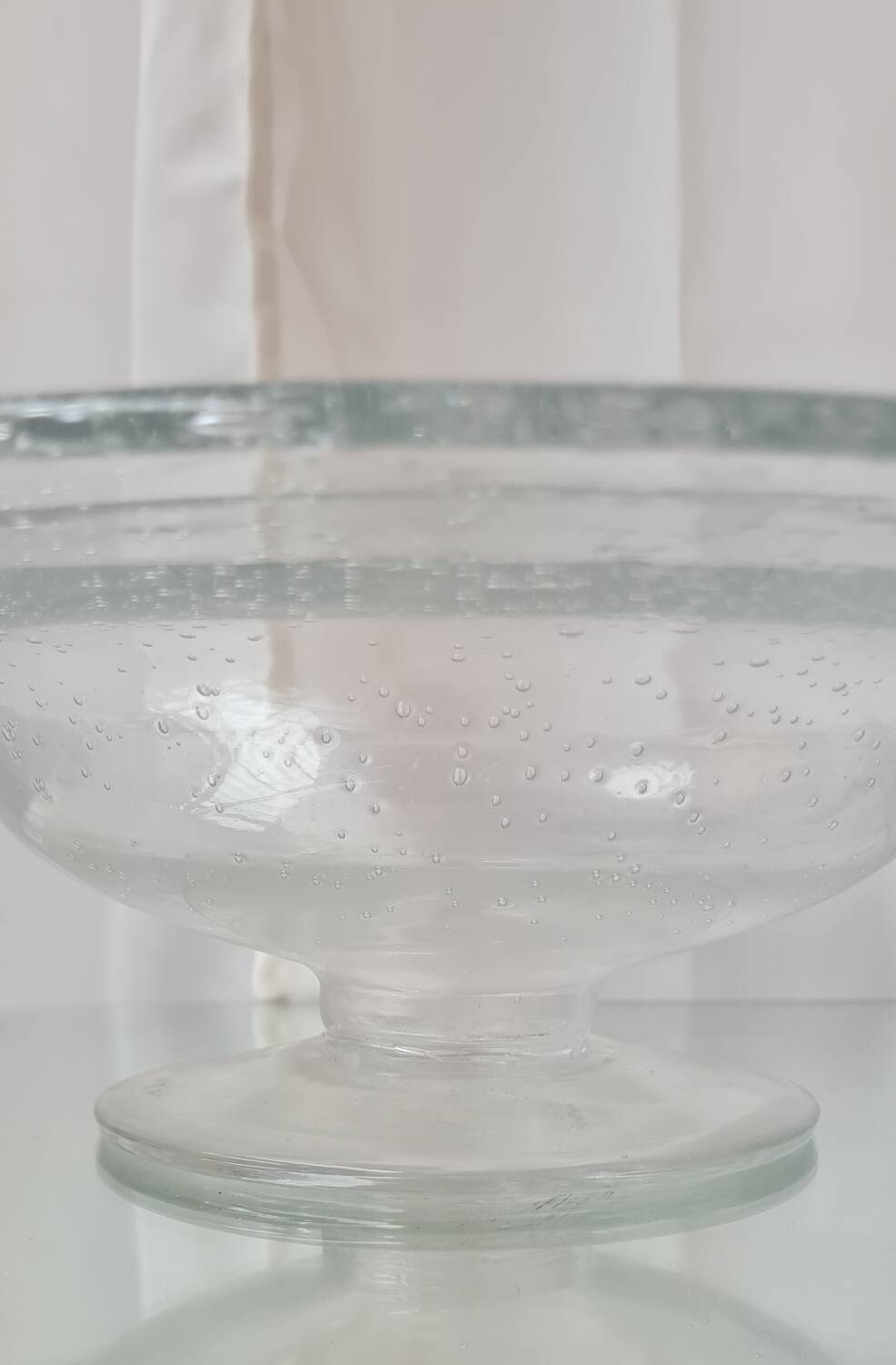 Large Biot glass bowl