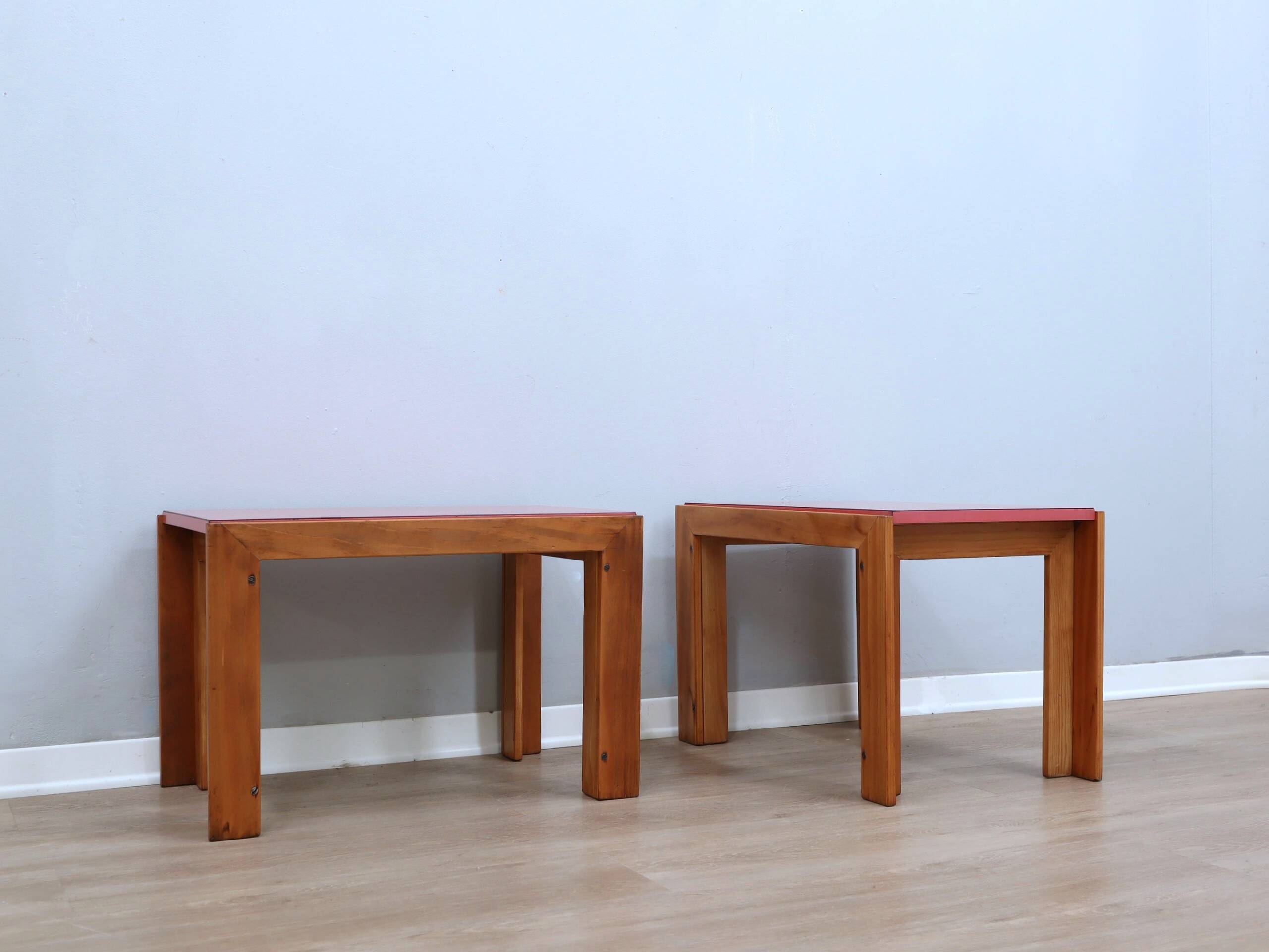 Afra & Tobia Scarpa Mod. 778 coffee tables for Cassina 1970s