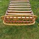 Lit ou banquette corbeille en rotin