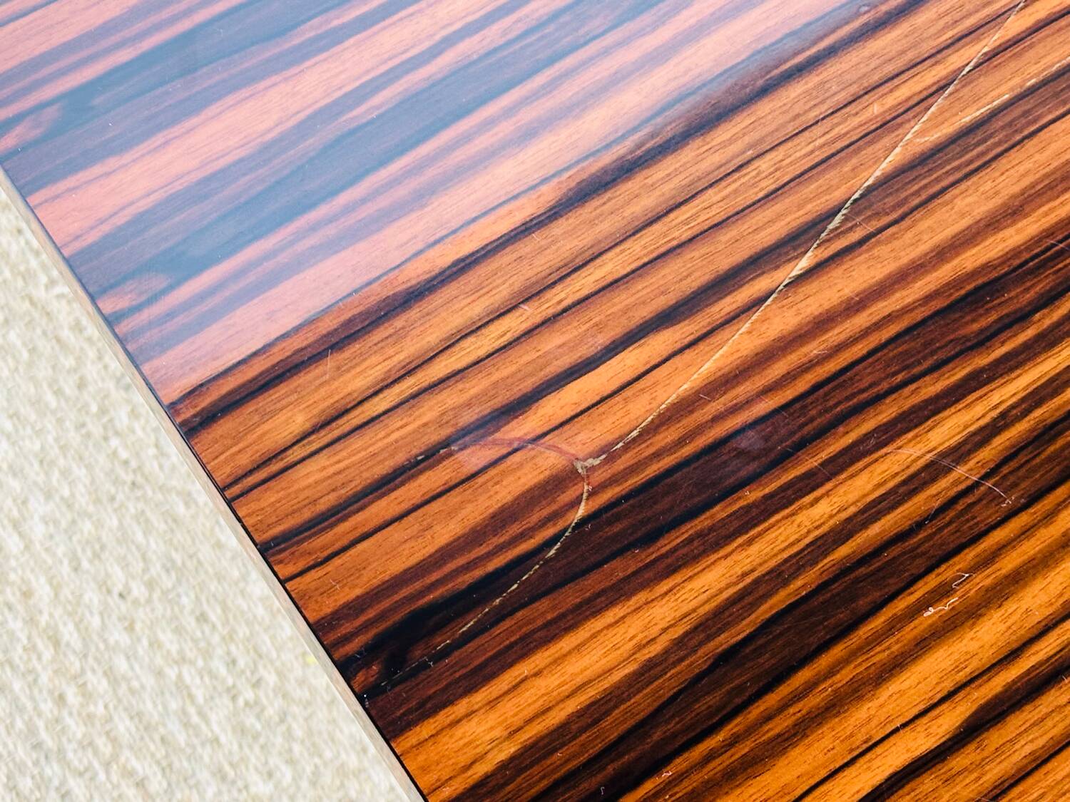 Dining table in rosewood 1960