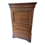 Louis-Philippe solid wood secretary - With secret compartments