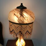 1 Large glass table lamp by Vianne For Suberville