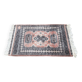 Small handmade Pakistani wool rug - 88x64cm