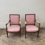 Paire de fauteuils d'époque directoire