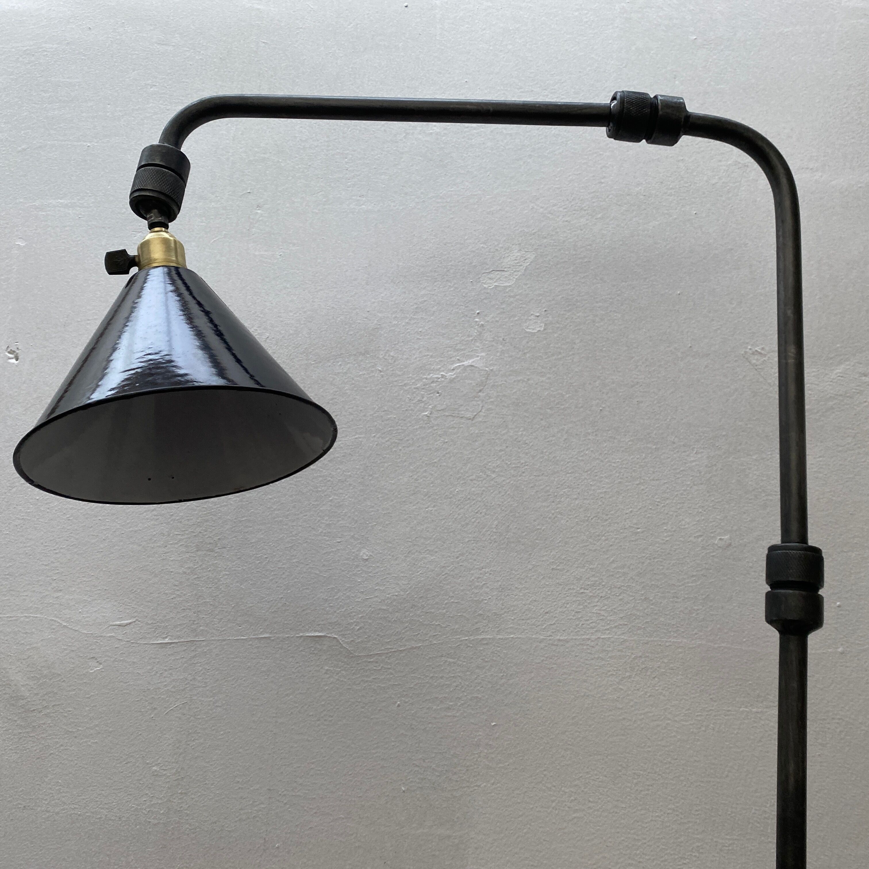 3-arm industrial wall light