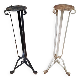 Pair of iron saddles