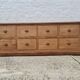 Furniture by trade eight large drawers raw wood