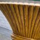 Table d'appoint en graine de blé john mcguire - années 1970