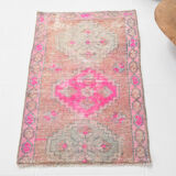 Handmade Faded Color Turkish Door Mat Rug